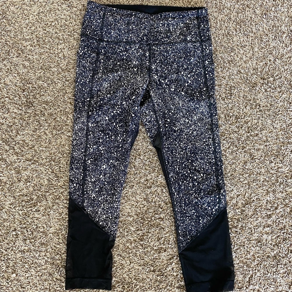Lululemon Crop Mesh Leggings